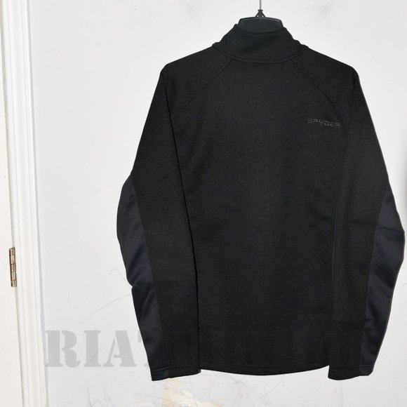 Men’s Gait Half Zip Black Jacket Spyder - Picture 9 of 11